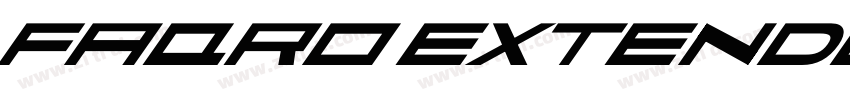 faqro extended itali字体转换